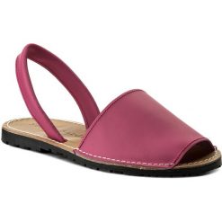 Sandały SERGIO BARDI - Ambra SS127317618AB 112. Różowe klapki damskie marki Sergio Bardi, bez wzorów, ze skóry, bez obcasa. W wyprzedaży za 119,00 zł.