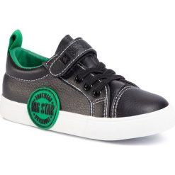 Sneakersy BIG STAR - FF374087 Black/Green. Czarne trampki chłopięce BIG STAR, na rzepy. Za 129,00 zł.