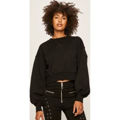 Diesel - Bluza. Czarne bluzy damskie Diesel, s, bez wzorów, z elastanu, bez rękawów, bez kaptura. W wyprzedaży za 579,90 zł.