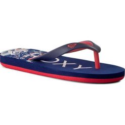 Japonki ROXY - ARGL100030 Rb3. Niebieskie klapki dziewczęce marki Roxy, z tworzywa sztucznego, na wysokim obcasie. Za 75,00 zł.