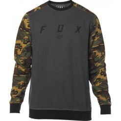 FOX Bluza Męska Destrakt Crew M Ciemnoszary. Czarne bejsbolówki męskie FOX, m. Za 251,00 zł.