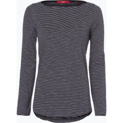 T-shirty damskie: s.Oliver Casual – Damska koszulka z długim rękawem, niebieski