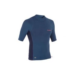 TOP UV surfing krótki rękaw 500 męski. Niebieskie buty sportowe męskie marki OLAIAN, z elastanu. W wyprzedaży za 29,99 zł.
