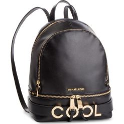 Plecak MICHAEL MICHAEL KORS - Rhea Zip 30H8GEZB8L Black. Czarne plecaki damskie marki MICHAEL Michael Kors, bez wzorów, ze skóry, klasyczne. Za 1629,00 zł.