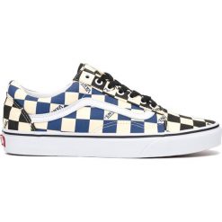 Vans Big Check Old Skool Tenisówki Niebieski Biały. Niebieskie trampki męskie Vans, bez wzorów, z materiału, bez zapięcia. Za 343,95 zł.