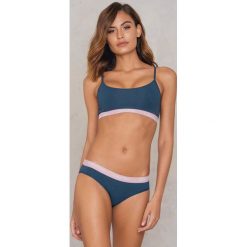 Stroje dwuczęściowe damskie: Calvin Klein Bikini One Cotton – Blue