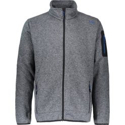 Kurtka polarowa w kolorze szarym. Szare bluzy męskie CMP Men, m, bez wzorów, z dzianiny, bez kaptura. W wyprzedaży za 124,95 zł.