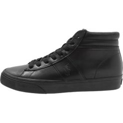 Polo Ralph Lauren SHAW Sneakersy wysokie black. Czarne sneakersy męskie marki Polo Ralph Lauren, bez wzorów, ze skóry, bez zapięcia. Za 509,00 zł.