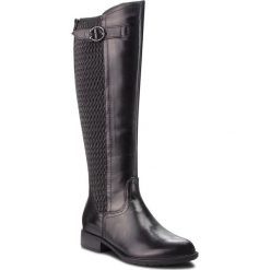 Oficerki TAMARIS - 1-25511-21 Black 001. Czarne kowbojki damskie Tamaris, ze skóry ekologicznej, na obcasie. Za 459,90 zł.