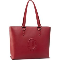Torebka TRUSSARDI JEANS - Lisbona Shopper Lg 75B00960 R280. Czerwone torby damskie na zakupy Trussardi Jeans, bez wzorów, z jeansu, klasyczne, bez dodatków. Za 719,00 zł.