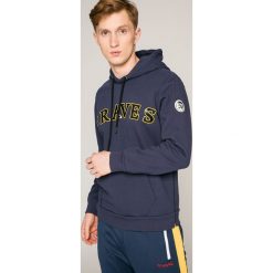 Diesel - Bluza. Niebieskie bluzy męskie marki Diesel, s, z nadrukiem, z bawełny, z kapturem. W wyprzedaży za 229,90 zł.