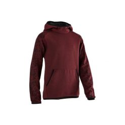 Bluza 500 Gym. Czerwone bluzy chłopięce rozpinane DOMYOS, z kapturem. Za 44,99 zł.