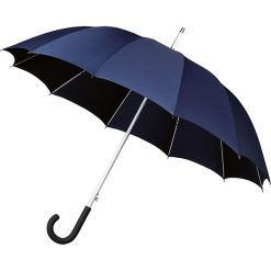 Parasol w kolorze niebieskim - Ø 110 cm. Niebieskie parasole Le Monde du Parapluie & Co., bez wzorów. W wyprzedaży za 95,95 zł.