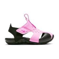 Sandały Nike Sunray Protect 2 (TD) (943827-602). Różowe sandały dziewczęce Nike, z materiału. Za 109,99 zł.