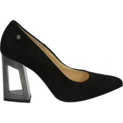Czółenka - 3900-4081 N-N. Czarne buty ślubne damskie Venezia, ze skóry. Za 299,00 zł.