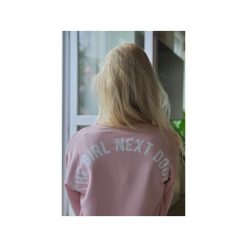 Bluza TGND Powder Pink. Różowe bluzy damskie marki Harp Team, m, z nadrukiem, z bawełny, bez rękawów, bez kaptura. Za 149,00 zł.