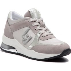Sneakersy LIU JO - Karlie 12 B19007 TX031 Grey 01072. Szare półbuty damskie Liu Jo, z zamszu. Za 649,00 zł.