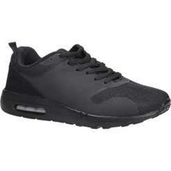Czarne buty sportowe sznurowane Casu B6031-1. Czarne buty sportowe damskie Casu, bez wzorów, sportowe. Za 79,99 zł.