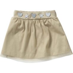 Spódniczka tiulowa bonprix brunatny. Brązowe spódniczki dziewczęce bonprix, z aplikacjami, z dżerseju. Za 17,99 zł.