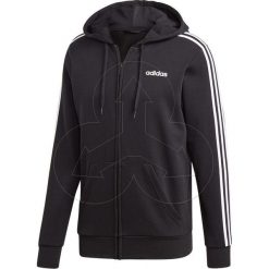 Adidas Bluza Essentials 3-Stripes DQ3102. Czarne bluzy męskie Adidas, m, w paski, z bawełny, klasyczne, z kapturem. Za 205,00 zł.