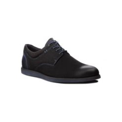 LASOCKI FOR MEN MI08-C442-466-03. Czarne półbuty męskie Lasocki For Men, bez wzorów, ze skóry, bez zapięcia. Za 189,99 zł.