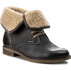 Botki LASOCKI - WI23-DALIA-05 Granatowy. Niebieskie botki damskie na obcasie marki Lasocki, z nubiku. Za 199,99 zł.