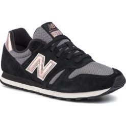 Sneakersy NEW BALANCE - WL373JLA Czarny. Czarne sneakersy damskie New Balance, z zamszu. W wyprzedaży za 199,00 zł.