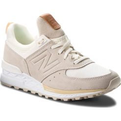 Sneakersy NEW BALANCE - WS574PMA Beżowy. Brązowe półbuty damskie New Balance, ze skóry. W wyprzedaży za 299,00 zł.