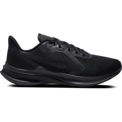 BUTY DOWNSHIFTER 10. Czarne buty sportowe męskie Nike, z gumy, bez zapięcia, do biegania, nike downshifter. Za 269,99 zł.