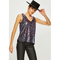 Vero Moda - Top Dolly. Szare topy damskie Vero Moda, l, z dzianiny. W wyprzedaży za 89,90 zł.