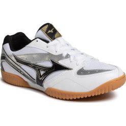 Buty MIZUNO - Crossmatch Plio Rx4 81GA183009 Biały. Białe buty sportowe męskie Mizuno, ze skóry ekologicznej, bez zapięcia, tenisowe. W wyprzedaży za 229,00 zł.
