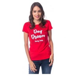 Heavy Tools T-Shirt Damski Mizabell w18-281 Lipstick (Rozmiar L). Czerwone koszulki damskie Heavy Tools, l, bez wzorów, bez kołnierzyka. W wyprzedaży za 64,00 zł.