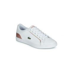 Buty Dziecko Lacoste LEROND 319 2 CUJ. Białe trampki dziewczęce Lacoste, bez wzorów, bez zapięcia. Za 289,00 zł.