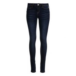 Boyfriendy damskie: Desigual Jeansy Damskie Second Skin 28 Ciemnoniebieski