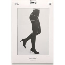 Vero Moda - Rajstopy 100 DEN. Czarne rajstopy damskie Vero Moda, bez wzorów. Za 59,90 zł.