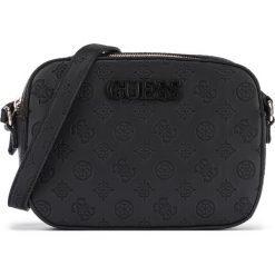 Guess Kamryn Cross body bag Czarny. Czarne torebki klasyczne damskie Guess, w paski, z materiału, bez dodatków. Za 395,95 zł.
