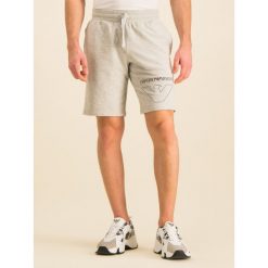 Szorty sportowe Emporio Armani Underwear 111004 0P575 00048. Szare spodenki sportowe męskie Emporio Armani Underwear, m, bez wzorów, z elastanu, sportowe. Za 339,00 zł.