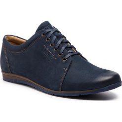 Półbuty LASOCKI FOR MEN - MB-MARCELO-05 Granatowy. Niebieskie półbuty męskie Lasocki For Men, na co dzień, bez wzorów, ze skóry, bez zapięcia. Za 179,99 zł.