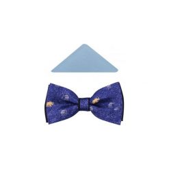 Granatowa mucha męska w słonie A122. Muszki męskie Modini Moda Męska, na co dzień, bez wzorów, z tkaniny, eleganckie. Za 49,50 zł.