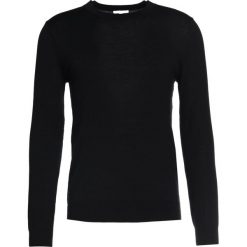 Swetry klasyczne męskie: Reiss WESSEX Sweter black