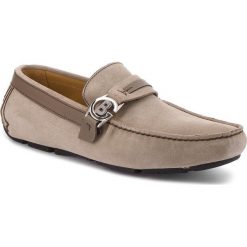 Mokasyny BALDININI - 897407YSUVI6767 Vitello Fango. Brązowe mokasyny męskie marki Baldinini, ze skóry, eleganckie. W wyprzedaży za 839,00 zł.