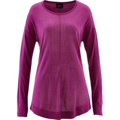 Swetry damskie: Sweter oversize bonprix fioletowa orchidea