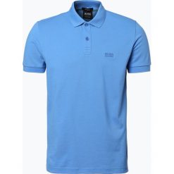 BOSS Athleisure - Męska koszulka polo – Piro, niebieski. Niebieskie koszulki męskie BOSS Athleisure, xl, bez wzorów, z bawełny, klasyczne, bez rękawów. Za 349,95 zł.