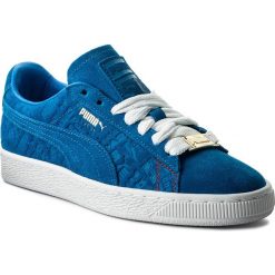 Sneakersy PUMA - Suede Classic Paris 366298 01 Electric Blue Lemonade. Niebieskie półbuty damskie Puma, ze skóry. W wyprzedaży za 249,99 zł.