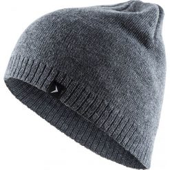 Czapka męska CAM600 - ciemny szary melanż - Outhorn. Szare czapki zimowe męskie Outhorn. Za 19,99 zł.