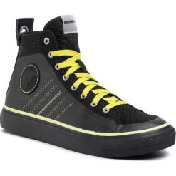 Trampki DIESEL - S-Astico Mc H Y02103 P3008 H7811 Black/Sunny Lime. Czarne półbuty męskie Diesel, na co dzień, bez wzorów, z gumy, eleganckie, bez zapięcia. Za 499,00 zł.
