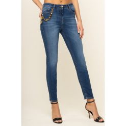 Jeansy Slim Fit Elisabetta Franchi PJ-70S-01E2-V299. Niebieskie jeansy damskie Elisabetta Franchi, s. W wyprzedaży za 1099,00 zł.