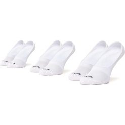 Zestaw 3 par stopek unisex FILA - Calza Ghost F1278/3 White 300. Białe skarpetki damskie Fila, bez wzorów, z elastanu. Za 39,99 zł.