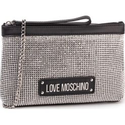 Torebka LOVE MOSCHINO - JC4050PP1ALH100B Nero/Crystal Argento. Szare torebki klasyczne damskie Love Moschino, bez wzorów, ze skóry ekologicznej, klasyczne, bez dodatków. W wyprzedaży za 409,00 zł.