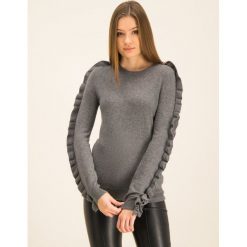 Sweter Manila Grace M698WU. Szare swetry damskie Manila Grace, xs, bez wzorów, z wiskozy, klasyczne, bez rękawów, bez kaptura. W wyprzedaży za 279,00 zł.